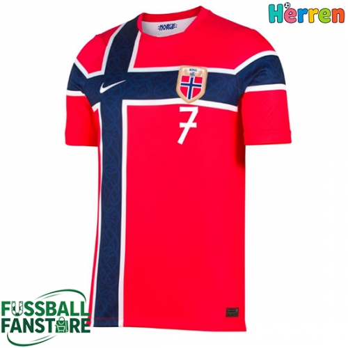 Norwegen Alexander Sorloth #7 Replik Heimtrikot WM 2026 Kurzarm